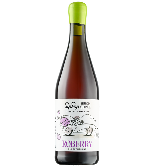 Roberry. Fermentuota beržų sula su juodųjų serbentų sultimis